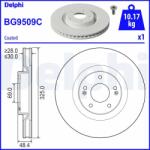 DELPHI féktárcsa DELPHI BG9509C (BG9509C)