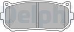 DELPHI set placute frana, frana disc DELPHI LP1528 - piesa-auto