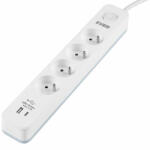 EVER 4 Plug + 2 USB 1,5 m Switch (T/LZ12-PRO015/1000)