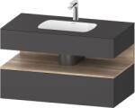 Duravit Qatego lavoar cu dulap 100 cm stejar QA4786055490010 (QA4786055490010)