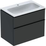 Geberit iCon lavoar cu dulap 75 cm grafit 502.336. JK. 1 (502336JK1)