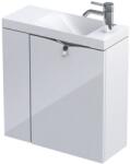 Oristo Siena lavoar cu dulap 55 cm alb OR45-ZD2D-55-1-L (OR45ZD2D551L)