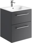 Geberit Selnova Square lavoar cu dulap 55 cm grafit 501.233. 00.1 (501233001)