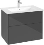 Villeroy & Boch Finero lavoar cu dulap 80 cm gri S00502FPR1 (S00502FPR1)