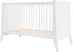 Hubners Patut copii din lemn Hubners Cosmo 120x60 cm alb (PHCOS12AL) - roua