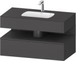 Duravit Qatego lavoar cu dulap 100 cm grafit QA4786049490010 (QA4786049490010)