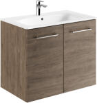 Geberit Selnova Square lavoar cu dulap 80 cm nucă 501.258. 00.1 (501258001)