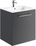 Geberit Selnova Square lavoar cu dulap 60 cm grafit 501.253. 00.1 (501253001)
