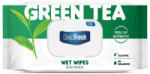 Deep Fresh nedves törlőkendő Green Tea kupakos 120db - babamarket