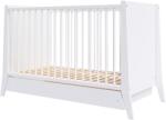Hubners Patut copii din lemn Hubners Cosmo 120x60 cm alb cu sertar - hubners