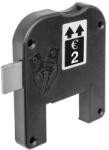 Eurolocks Zár 20 mm és 30 mm átmérőjű és 3, 2 mm maximális vastagságú érmékhez és zsetonokhoz