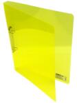 KARTON P+P Carte cu inele A/4 PP 20mm 2 inele A/4 PP 20mm 2 inele galben transparent 2-166 (2-166)