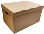 Container de arhivare pentru dosare 522x351x305 mm cu capac detașabil natural 2310101-A (2310101)