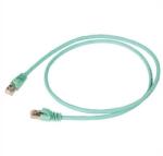 3M Пач кабел 3M, S/FTP, CAT6a, 0.5 м, тюркоаз (UU008073916)
