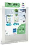 Viquel Legator cu inele, panoramic, 4 inele, 25 mm, A4, PP, VIQUEL "Essentiel Perso", alb 060314-08 (060314-08)
