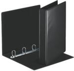 Esselte Legator cu inele, panoramic, 4 inele, în formă de D, 50 mm, A4, PP, ESSELTE, negru 49717 (49717)