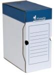 VICTORIA Cutie de arhivare, A4, 150 mm, carton, VICTORIA OFFICE, alb-albastru 38072 (38072)