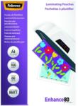 Fellowes Folie de laminare termică, 80 microni, A4, mată, 100 buc, FELLOWES 5452103 (5452103)