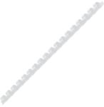 DELI 8mm 25buc spirală albă de plastic DEL03844/25 (DEL03844/25)