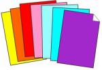  Carton decorativ 50x70cm 350 gr portocaliu 50 coli/pachet