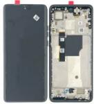 Motorola Edge 40 Neo (XT2307-1) Előlap Keret+LCD Kijelző+Érintőpanel, Fekete, Black Beauty (5D68C23158, 5D68C23363) Gyári, Service Pack