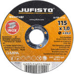 JUFISTO Inox vágókorong 115 x 1, 0 x 22, 2 mm, (W23M511)