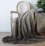 Naturtex poliészter pléd - Ombre grey 150x200 cm - matracwebaruhaz