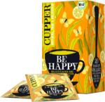 Cupper Cupper® Be Happy Bio fructe și ceai de plante porționate cu lămâie, scorțișoară, ghimbir și piper negru (20buc)