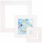  Paszpartu négyzet alakú - 75 db | különböző színek