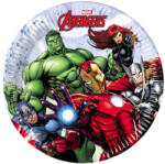 Marvel Bosszúállók papírtányér, party tányér 8 DARABOS, 20 cm FSC Nr2