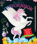  Rejtőzködő unikornisok 1. - Kifestőfüzet kaparós és színezős oldalakkal