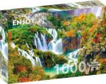 Enjoy - Plitvicei-tavak Ősszel 1000 darabos kirakó (1266)