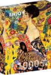 Enjoy - Klimt - Hölgy Legyezővel 1000 darabos kirakó (1128)