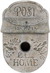 Clayre & Eef Cutie Postala metal gri antichizat 27x11x41 cm (6Y5497)