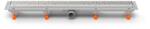 MCH Chudej Rigola de interior MCH cu rama si gratar de inox SQUARE lucioasa (MCH.CH-850SN)