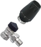 Heimeier Set cap termostatic DX grafit cu ventil (SetDXgrafit)