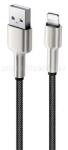 ColorWay Kábel, USB - Apple Lightning (head metal) 2.4A 1m black (CW-CBUL046-BK) (CW-CBUL046-BK) (CW-CBUL046-BK)