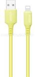 ColorWay Kábel, USB - Apple Lightning (soft silicone) 2.4A 1m sárga (CW-CBUL043-Y) (CW-CBUL043-Y) (CW-CBUL043-Y)