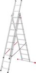 Hailo Scara aluminiu Hailo HobbyLOT Combination, 3 x 9 trepte (7309007)