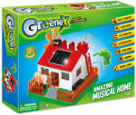 Amazing Toys Kit de știință STEM Amazing Toys Greenex - Casă de muzică cu baterie solară (AT36517)