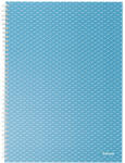 Esselte Colour "Notebook spiralat Breeze, A4, în carouri, albastru (628476)