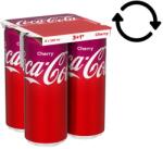 Coca-Cola Cherry colaízű szénsavas üdítőital cseresznye ízesítéssel 4 x 330 ml - bevasarlas