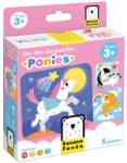 BANANA PANDA Banana Panda, On-the-Go Puzzle Ponei, set de puzzle-uri, pentru varsta de 3+, 45 piese Puzzle