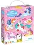 BANANA PANDA Banana Panda, I Love Puzzle, Unicorni, set de puzzle-uri, pentru varsta de 4+, 60 piese Puzzle