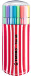 STABILO Pen 68 Zebrui 20db-os piros filctoll készlet (6820-02-1-5) - haztartasibolt