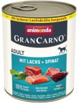 Animonda GranCarno Adult sertéshús, lazac és spenót 6 x 800 g