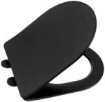 SAPHO PACO SLIM Soft Close WC-ülőke, fekete (PCS1012B)