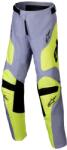 Alpinestars Pantaloni motocross copii Alpinestars Racer Veil gri-galben fluo (AIM174-0053)