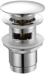 Aqualine Aqualine, Mosdó kifolyó 5/4", kattanás, nagy dugó, vastagság 30-45 mm, króm, TF7001 (TF7001)