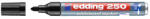  Tábla- és flipchart marker, 1-3 mm, kúpos, EDDING "250", fekete (TED250FK)